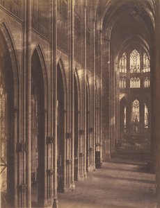 Rouen, Saint-Ouenin kirkon sisäpuoli tekijältä Bisson Frères