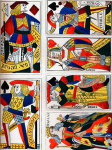 Pelikortit, 1500-luku, 1849.