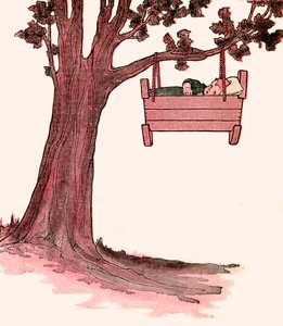 Hush-a-Bye Baby, kuvittanut Blanche Fisher Wright