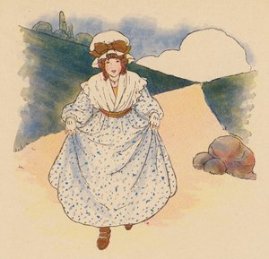 Lastenloru: Polly Flinders (värilitografia).