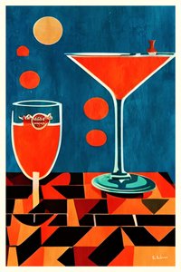 Retro-cocktailpöytä tekijältä Bo Anderson