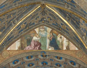 Apse, superarkki, Boccaccio Boccaccino, ilmestys 1506-07 tekijältä Boccaccio Boccaccino