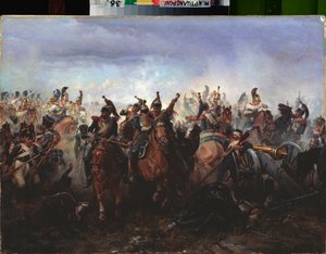 La batalla de Fere Champenoise (Fere-Champenoise), 25 de març de 1814 (La batalla de Fer Champenois, el 25 de març finlandès