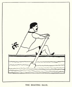 Oxford Quips: The Boating Blue (litho) tekijältä Bohun Lynch