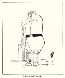 Oxford Quips: The Cricket Blue (litho) tekijältä Bohun Lynch