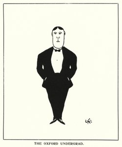 Oxford Quips: Oxford Undergrad (litho) tekijältä Bohun Lynch