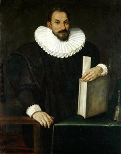 Muotokuva herrasmiehestä, jonka sanotaan olevan Filippo Massini (1559-1617) noin 1690 (öljy kankaalle).