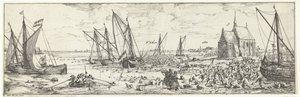 Epäonnistunut hyökkäys Kallon linnakkeelle, 1638 tekijältä Bonaventura Peeters (I)