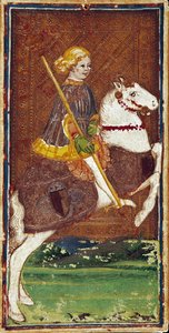 Kartta Bonifacio Bembon (1420-1482) Visconti-suvun Tarot-pelistä 1400-luvun puolivälissä - Bergamo, Galleria dell