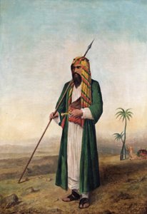 Sir Richard Burton arabimekossa, n. 1853 tekijältä Borgo Caratti