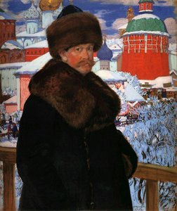 Omakuva, 1912. tekijältä Boris Mikhailovich Kustodiev