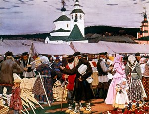 Reilu tekijältä Boris Mikhailovich Kustodiev