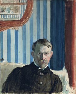 Omakuva, 1910 tekijältä Boris Mikhailovich Kustodiev