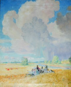 Kesä, 1922 tekijältä Boris Mikhailovich Kustodiev