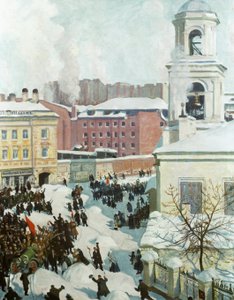 27. helmikuuta 1917, 1917 tekijältä Boris Mikhailovich Kustodiev