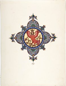 The Firebird as Tsarevna - Firebird as Tsarevna, Zvorykin, Boris Vasilievich (1872-1935 jälkeen), n. 1925 - Värilitografia - Yksityinen kokoelma tekijältä Boris Vasilievich Zvorykin