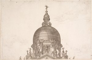 Kulkue Santa Maria della Saluteen 1631 tekijältä Boschini