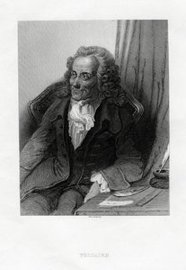 Voltaire, ranskalainen valistuskirjailija, esseisti, deisti ja filosofi, 1884 tekijältä Bosselman