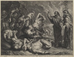 Mooses ja vaskikäärme tekijältä Boëtius Adams Bolswert, after Sir Peter Paul Rubens