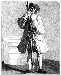 Kaivonpuhdistaja, 1737-1742. tekijältä Bouchardon