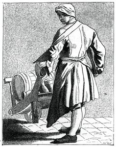 Matkustava etikan valmistaja, 1737-1742. tekijältä Bouchardon