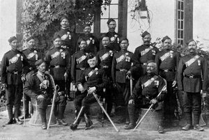 Intian armeijan 44. Gurkhasin alkuperäiset upseerit, 1896