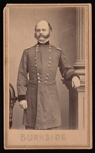 Ambrose Everett Burnsiden muotokuva 1824-1881, noin 1860-luku.