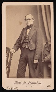 Hannibal Hamlinin muotokuva 1809-1891, 1857. tekijältä Brady