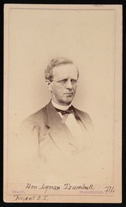 Lyman Trumbullin muotokuva 1813-1896, 1862-1869. tekijältä Brady