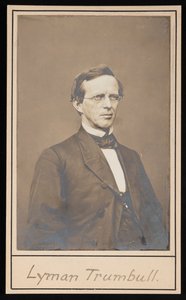 Lyman Trumbullin muotokuva 1813-1896, 1864-1868. tekijältä Brady