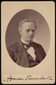 Lyman Trumbullin muotokuva 1813-1896, vuosina 1868-1881. tekijältä Brady