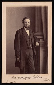Muotokuva Schuyler Colfaxista 1823-1885, Ennen vuotta 1885.