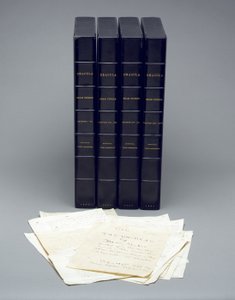 Bram Stokerin alkuperäinen käsikirjoitus "Dracula" (painettu) tekijältä Bram Stoker