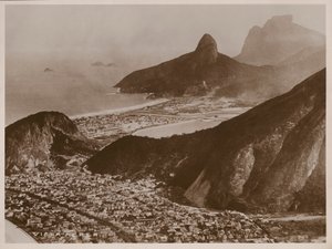 Ilmakuva Rio de Janeirosta (s/w valokuva) tekijältä Brazilian Photographer