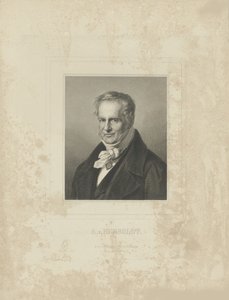 Alexander von Humboldtin muotokuva 1769-1859, n. 1850.