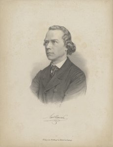 Pianisti ja säveltäjä Carl Heinrich Carsten Reinecken muotokuva 1824-1910, n. 1850