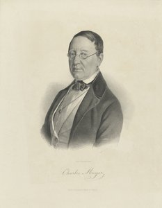 Pianisti ja säveltäjä Charles Mayerin muotokuva 1799-1862, n. 1854.
