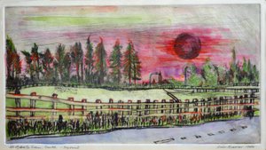 Auringonlasku, Hedgerley Green tekijältä Brenda Brin Booker