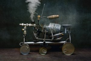 Steampunk-höyrykone tekijältä Brig Barkow
