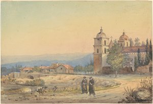 Santa Barbaran kirkko tekijältä British 19th Century
