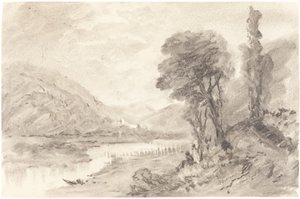 Maisema tekijältä British 19th Century