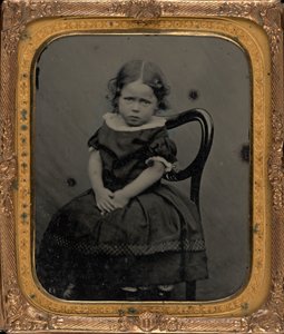 Tytön muotokuva,c. 1855 (kuva) tekijältä British Photographer