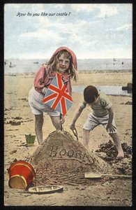 Yhdistynyt kuningaskunta: Valentinen ensimmäisen maailmansodan aikana valmistama isänmaallinen postikortti. tekijältä British Photographer