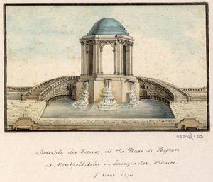 Sarja luonnoksia, näkymiä Isossa-Britanniassa, mantereella ja Amerikassa 1772-1778 (akvarelli) tekijältä British School