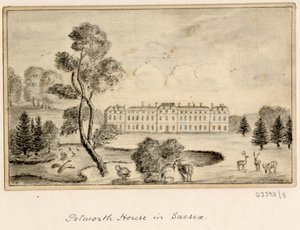 Sarja luonnoksia, näkymiä Isossa-Britanniassa, mantereella ja Amerikassa 1772-1778 (piirustus) tekijältä British School