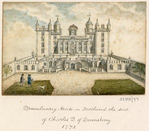 Sarja luonnoksia, näkymiä Isossa-Britanniassa, mantereella ja Amerikassa 1772-1778 (akvarelli) tekijältä British School