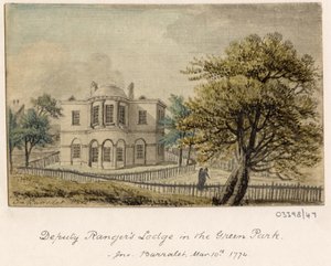 Sarja luonnoksia, näkymiä Isossa-Britanniassa, mantereella ja Amerikassa 1772-1778 (akvarelli) tekijältä British School