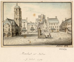 Sarja luonnoksia, näkymiä Isossa-Britanniassa, mantereella ja Amerikassa 1772-1778 (akvarelli) tekijältä British School