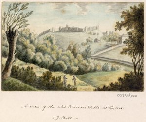 Sarja luonnoksia, näkymiä Isossa-Britanniassa, mantereella ja Amerikassa 1772-1778 (akvarelli) tekijältä British School