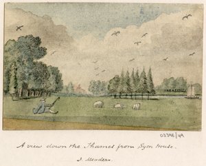 Sarja luonnoksia, näkymiä Isossa-Britanniassa, mantereella ja Amerikassa 1772-1778 (akvarelli) tekijältä British School
